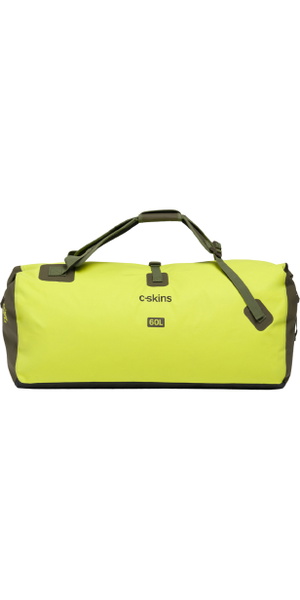 2026 C-Skins Storm Chaser 60L Dry Duffel Bag C-DBDSC60 - Flash Green